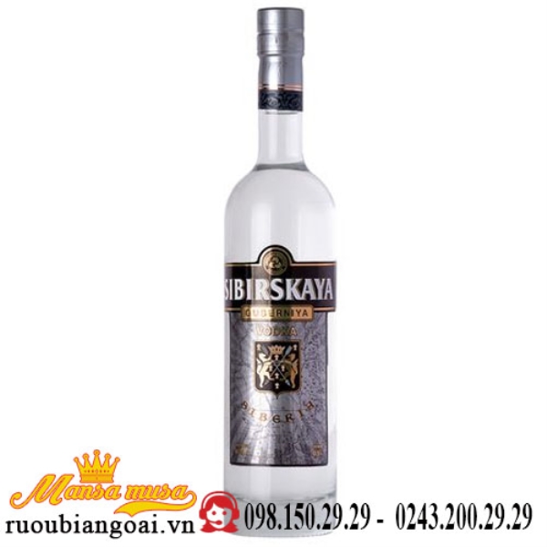 Rượu Vodka Sibirskaya - Chi Nhánh - Công Ty Cổ Phần Thương Mại Quốc Tế An Phú Group